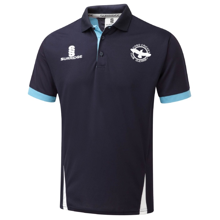 Blade Polo Shirt : Navy / Sky / White